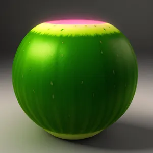 Apple Globe: Granny Smith Fruit on Earth