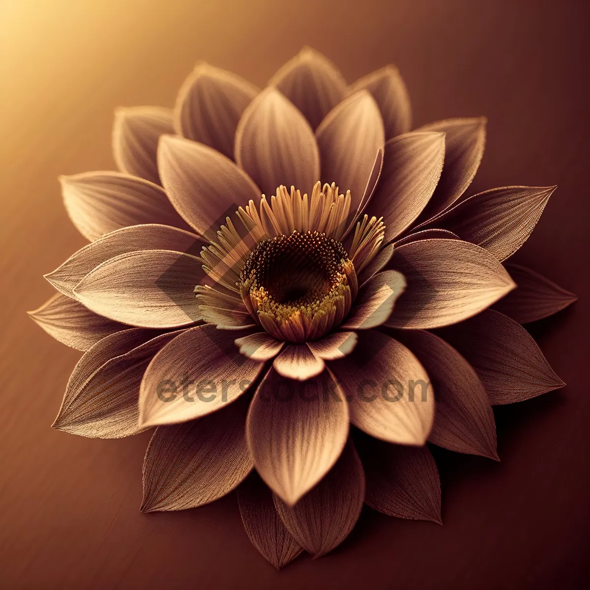 Picture of Bright Yellow Daisy Blooming in Summer Garden