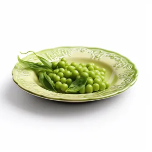 Close-up of fresh peas and beans variety.