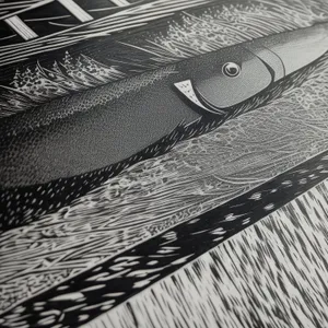 Architectural Blade Design - Intricate Texture and Pattern