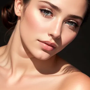 Ravishing Beauty with Healthy Skin and Stunning Makeup