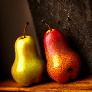 Ripe and Juicy Yellow Pear - Fresh and Nutritious Fruit