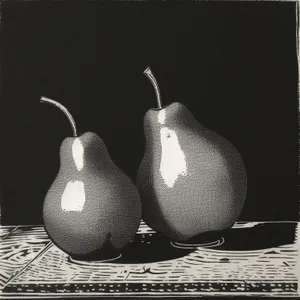Sweet and Juicy Ripe Pears in a Pitcher