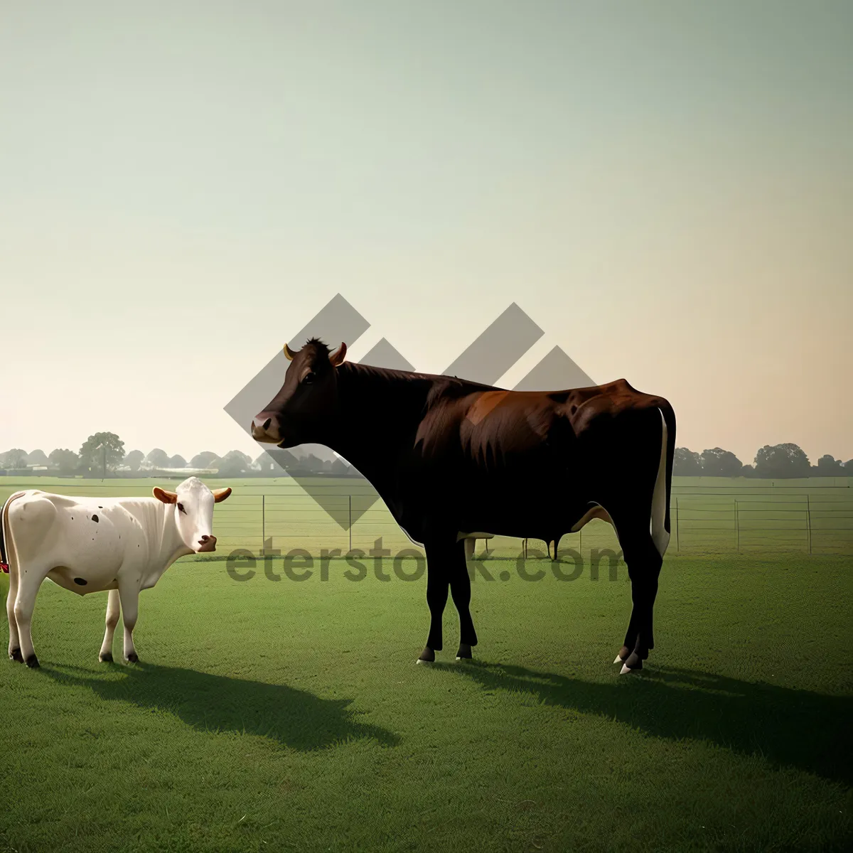 Picture of Rural Horse Ranch in Green Meadow